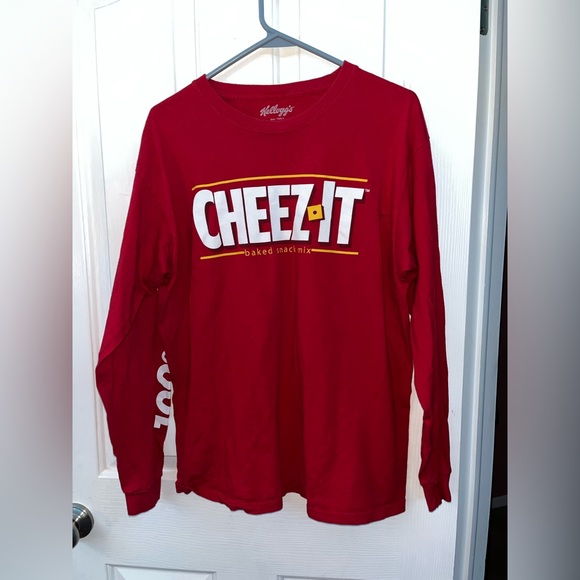 Cheese It Long Sleeve Cotton Tee - Picture 1 of 4